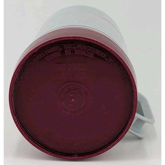 Vintage Aladdin Thermos Bottle Pint .43 Liter Wide Mouth NO. 040A Made in USA - Picture 6 of 11